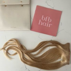 BFB 18in fill in hair extensions honey butter color
